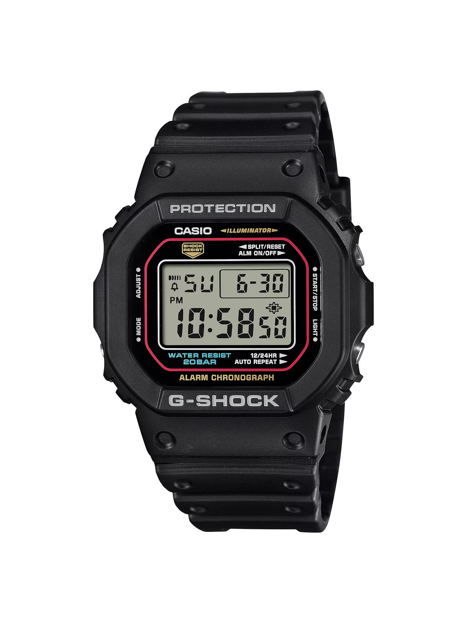 Casio Men G-Shock Grey Dial Digital Watch - DW-5600RL-1DR (M)