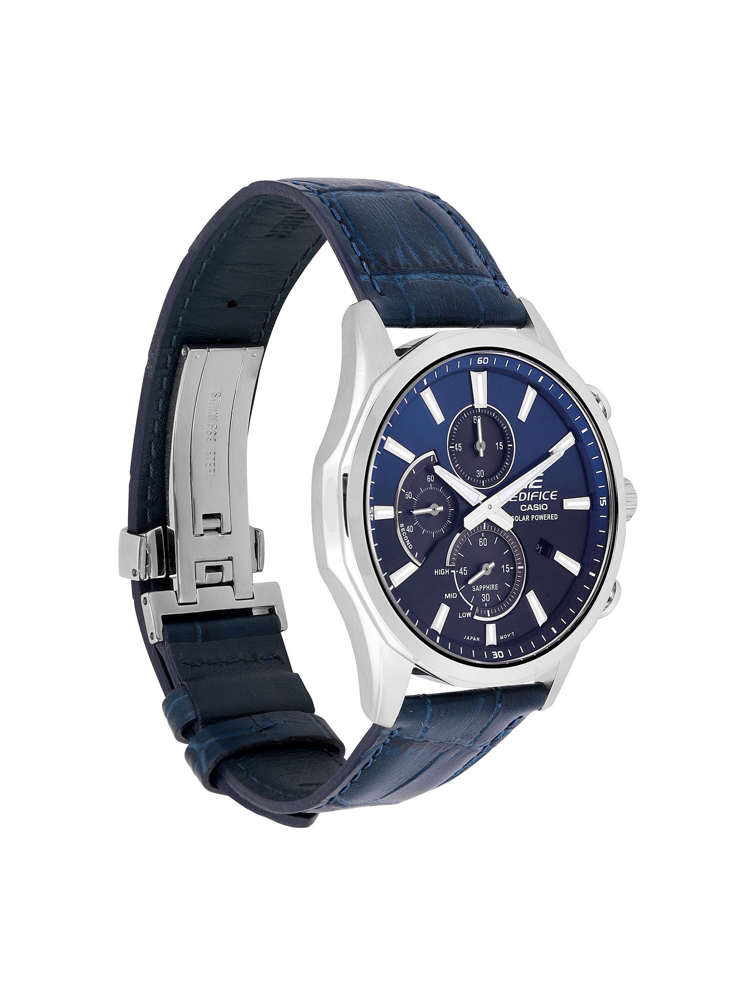 Buy Casio EDIFICE Men Analog Blue Dial Round Shape Watch EFB