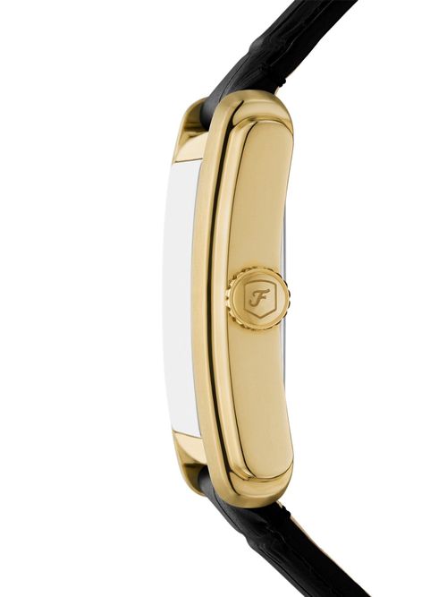 Buy Fossil Men Black Rectangular Dial Analog Watch FS6091 (S) Online