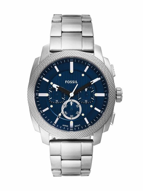 Buy Fossil Men Blue Dial Round Analog Watch FS6096 (M) Online