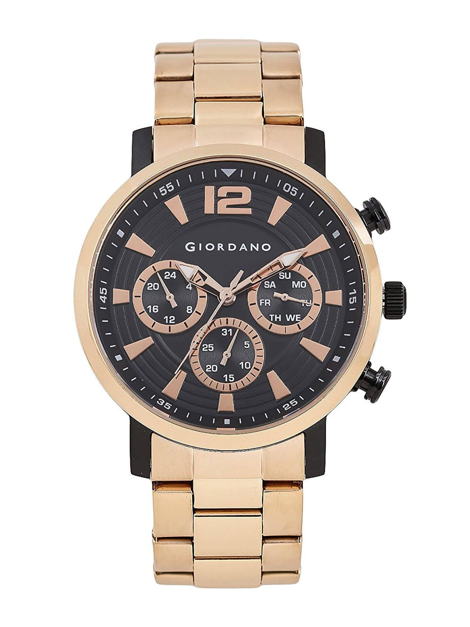 Giordano Black Dial Analog Wrist Watch for Men - GZ-50025