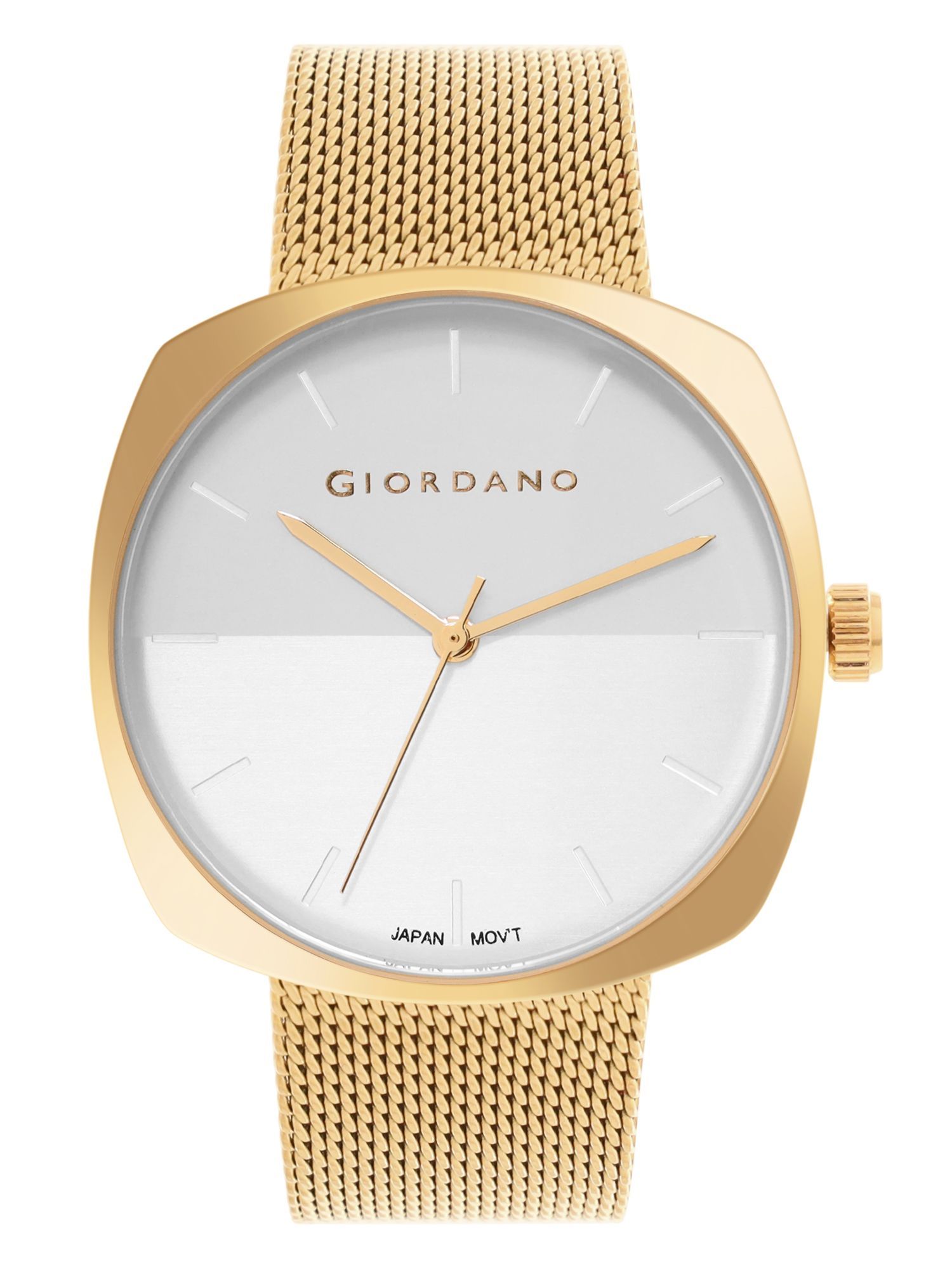 Buy Giordano Men White Dial Metal Gold Strap Analog Watch-GZ-60076
