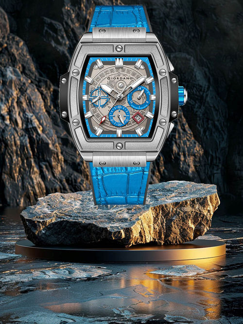 Luxury Watches Cuff Watches For Large Wrists Giordano Blue Water