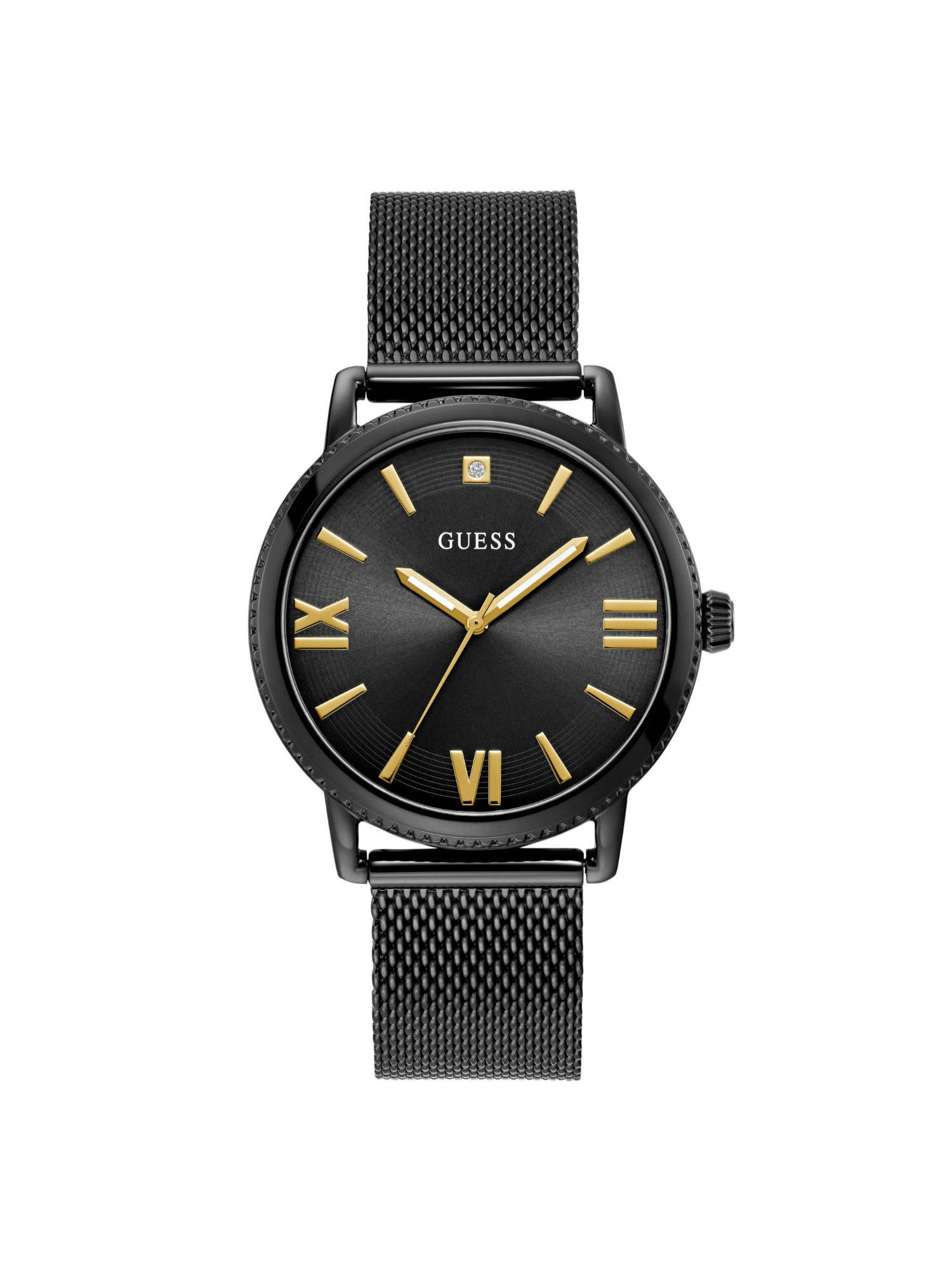 Guess Men Dress Black Dial Analog Watch - U1452G2M (M)