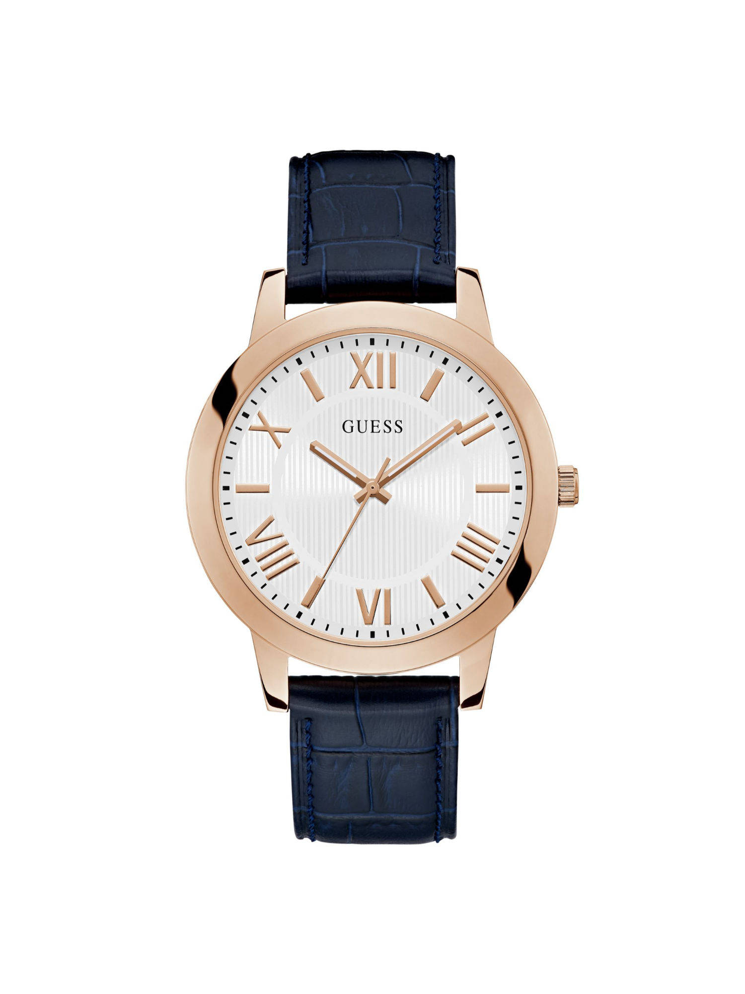 Guess Men Dress White Dial Analog Watch - U1453G3M (M)