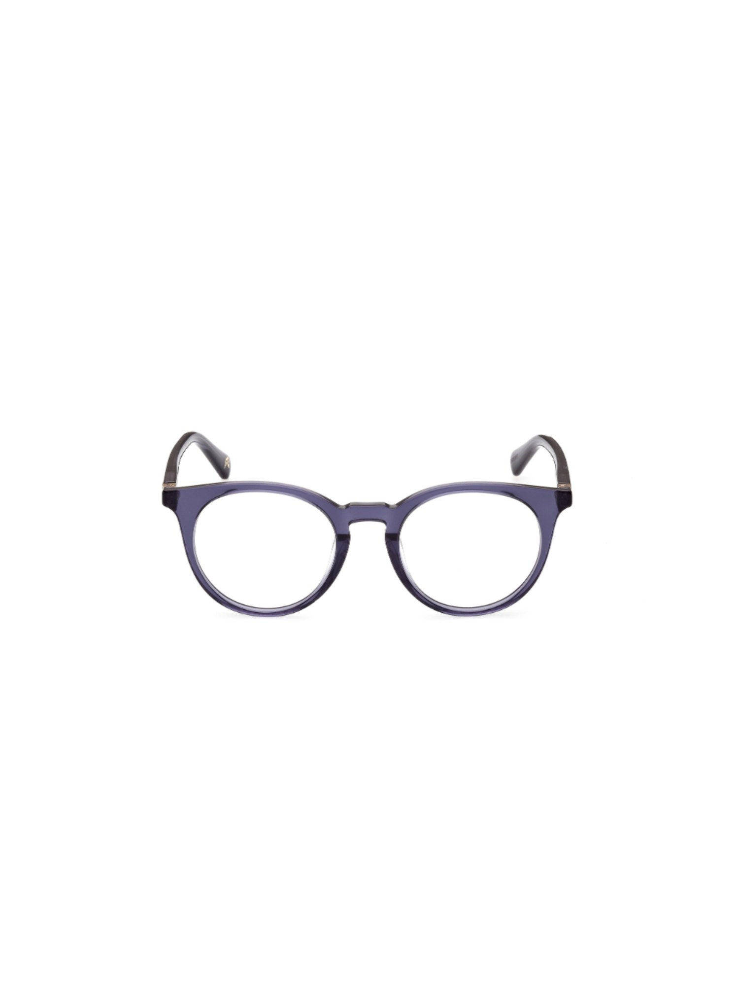 Guess Unisex Blue Acetate Round Eyewear Frame GU522448090FR (48)