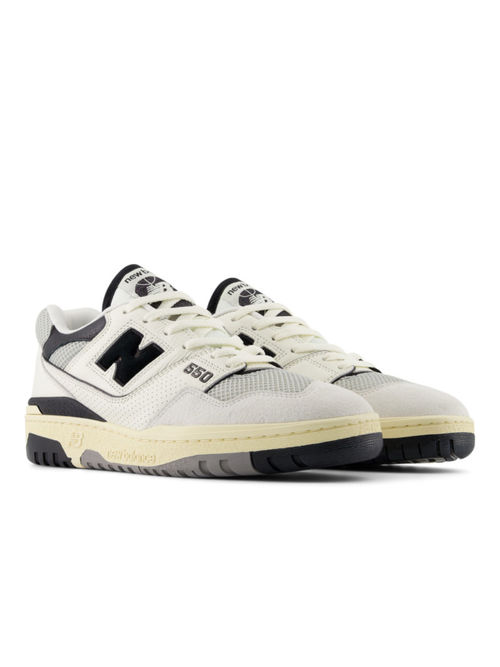 New Balance Mens BB550XS Sea Salt Off White Grey Sneakers