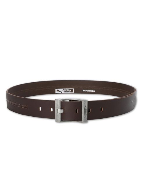 Puma Unisex Imperial Solid Brown Belt (S)
