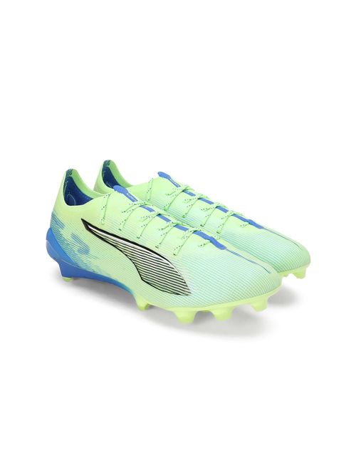 Puma ULTRA ULTIMATE FG Unisex Green Football Shoes (UK 3)