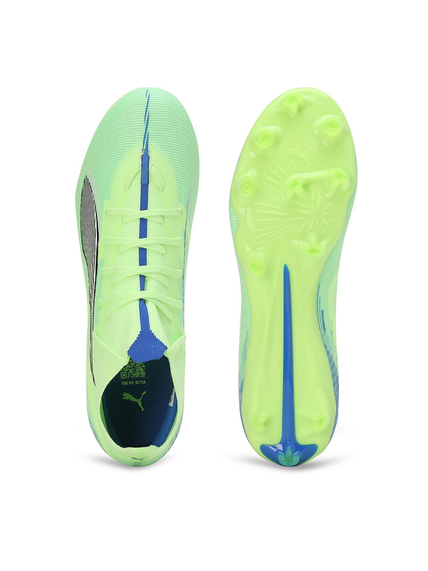 Buy Puma ULTRA 5 MATCH+ FG/AG Unisex Green Football Shoes Online