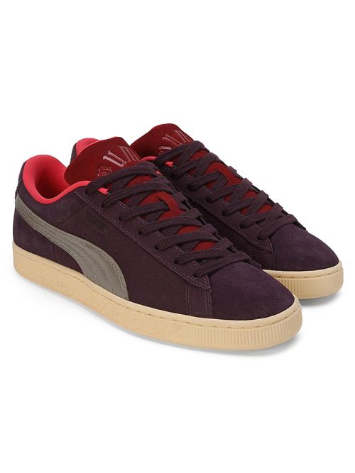 Puma Suede Unisex Purple Sneakers (UK 5)