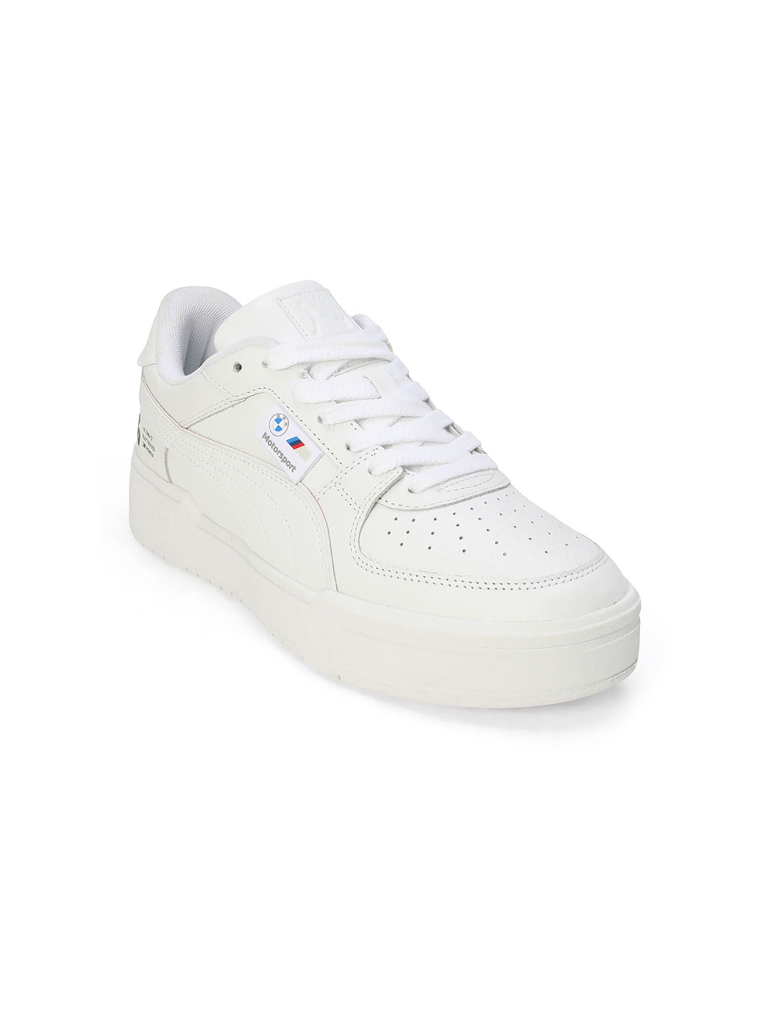 Puma BMW M Motorsport CA Pro Unisex White Sneakers (UK 6)