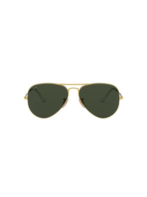 Buy Ray-Ban Green Lens Pilot Sunglasses (0rb3025 58 Mm Gold - Main Image
