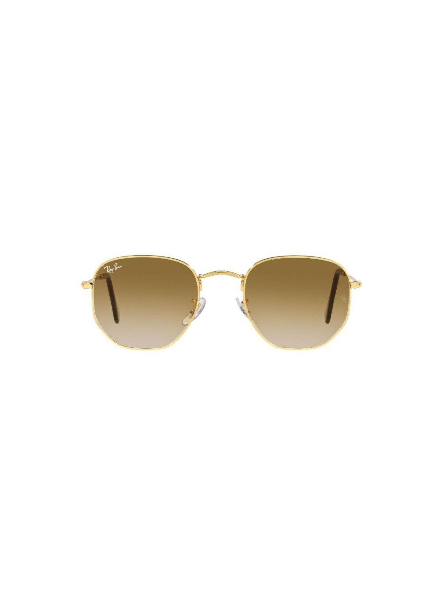 Ray-Ban Brown Lens Irregular Sunglasses (0rb3548 | 51 Mm | Gold)