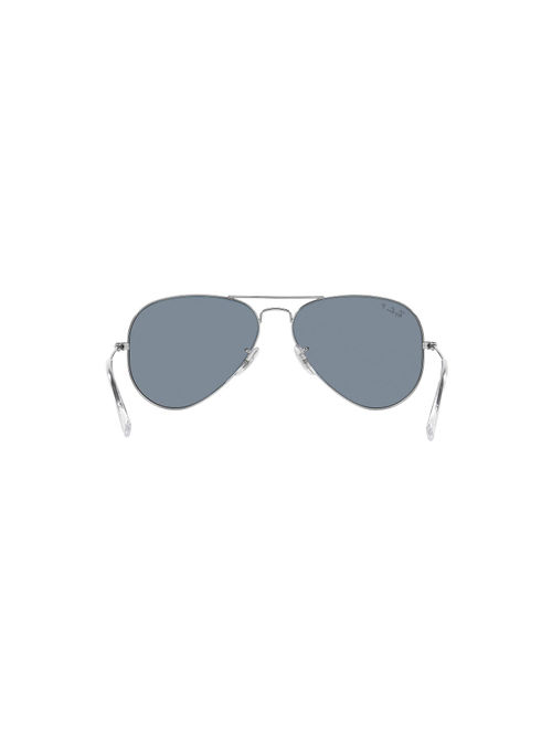 Buy Ray-Ban Silver Sunglasses 0RB3025 Pilot Silver Frame Blue Lens