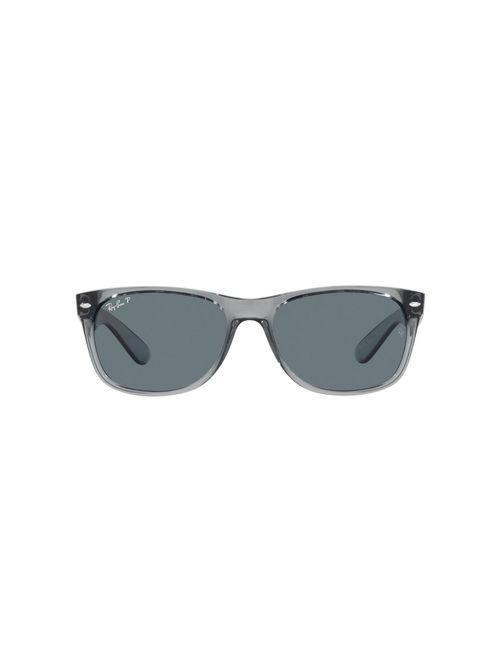 Ray-Ban Evolution Sunglasses 0Rb213264503R55- Square- Grey Frame- Blue Lens  (55)