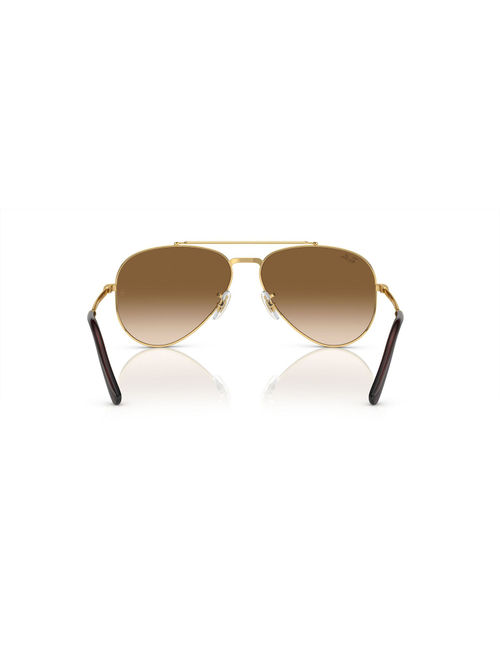Buy Ray-Ban Aviator Sunglasses With Gold Frame In Brown Lens