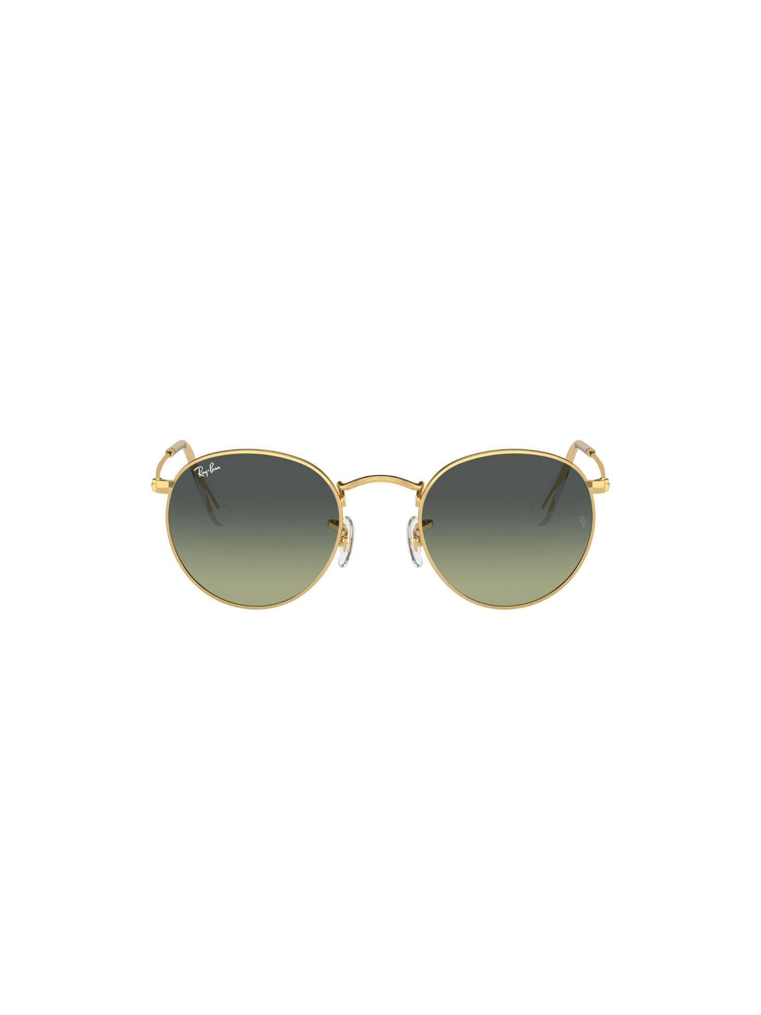 Ray-Ban Men UV Protected Green Lens Round Sunglasses - 0RB3447001/BH50