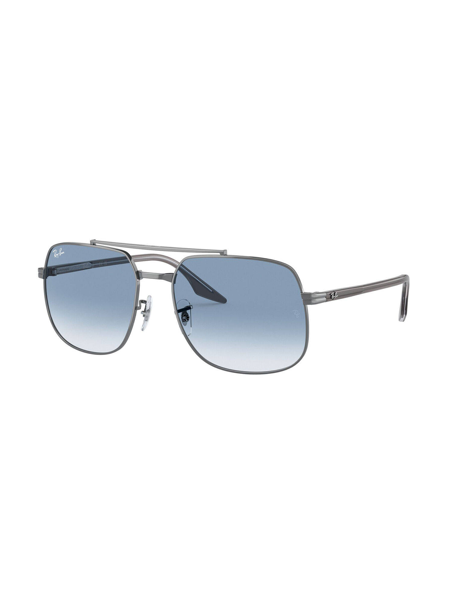 Ray-Ban Unisex Gradient Blue Lens Square Sunglasses - 0RB3699004/3F56 (56)
