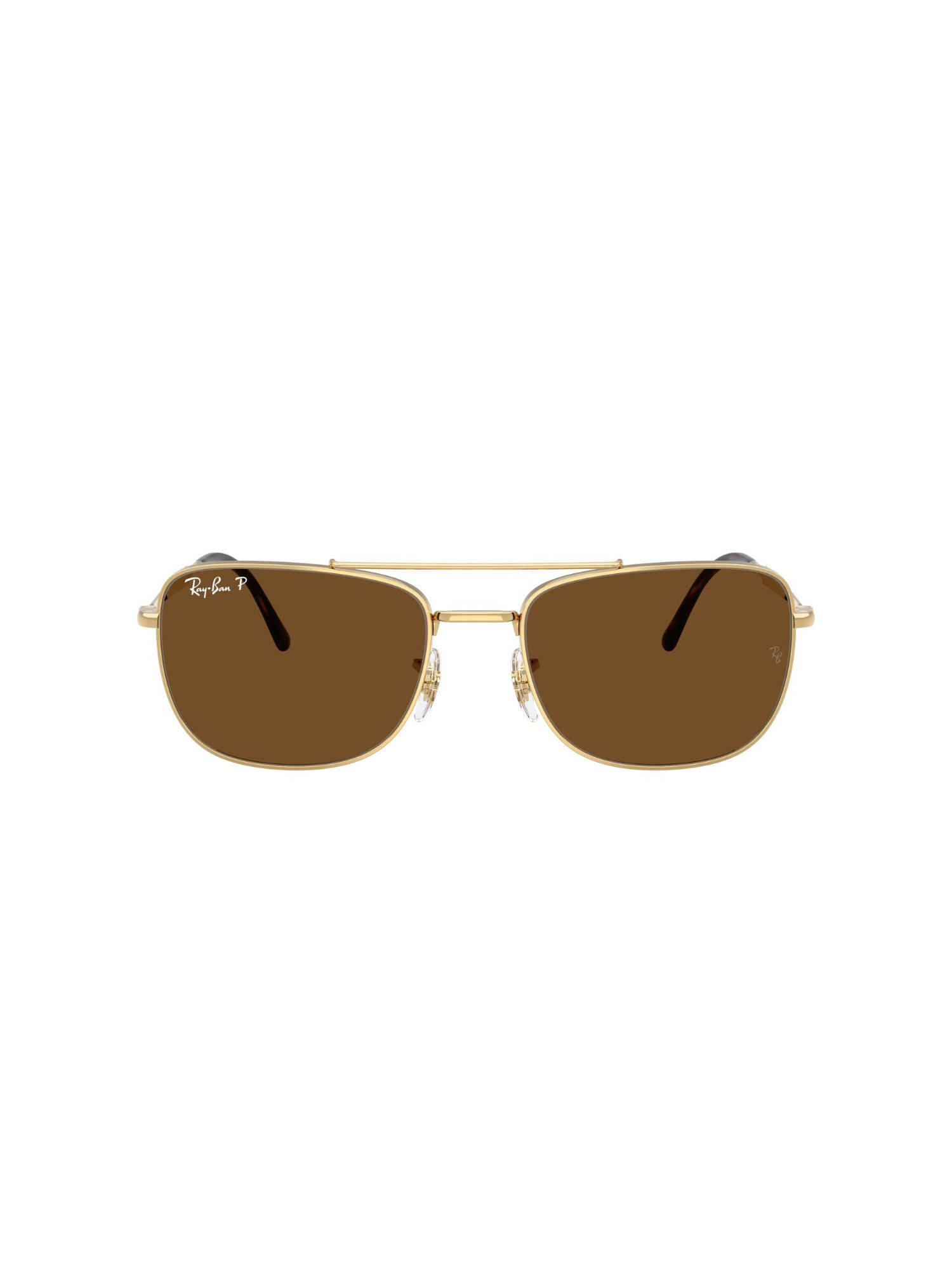 Ray-Ban Unisex Polarized Brown Lens Rectangle Sunglasses - 0RB3755001/5759 (59)