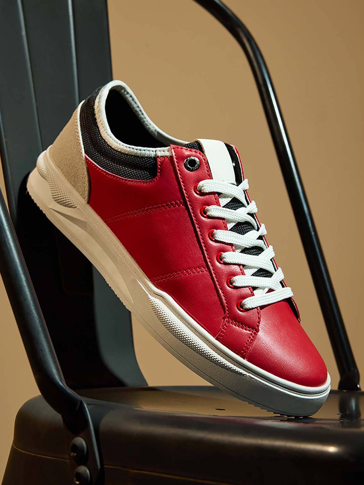 Snitch Red Buy Snitch Red Low Top Sneakers Online