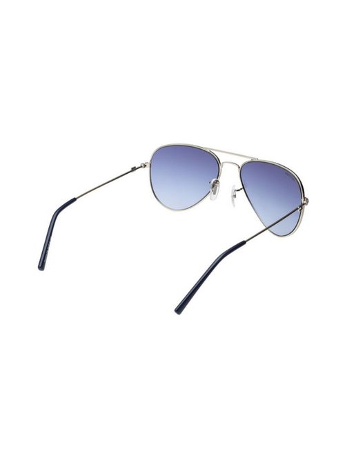Buy Tommy Hilfiger Men Blue Lens Round Frame Sunglasses Online
