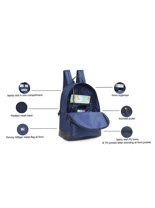 Buy Tommy Hilfiger Gibson Unisex Polyester 24Ltrs Laptop Backpack