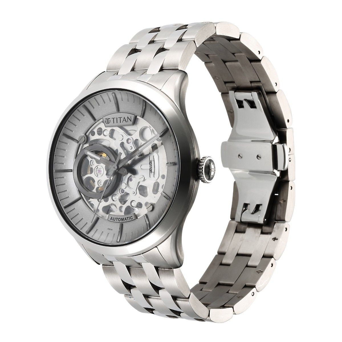 Titan skeleton automatic online watch