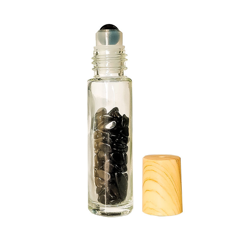 Le Marbelle Black Obsidian Roller Bottle Face Massager