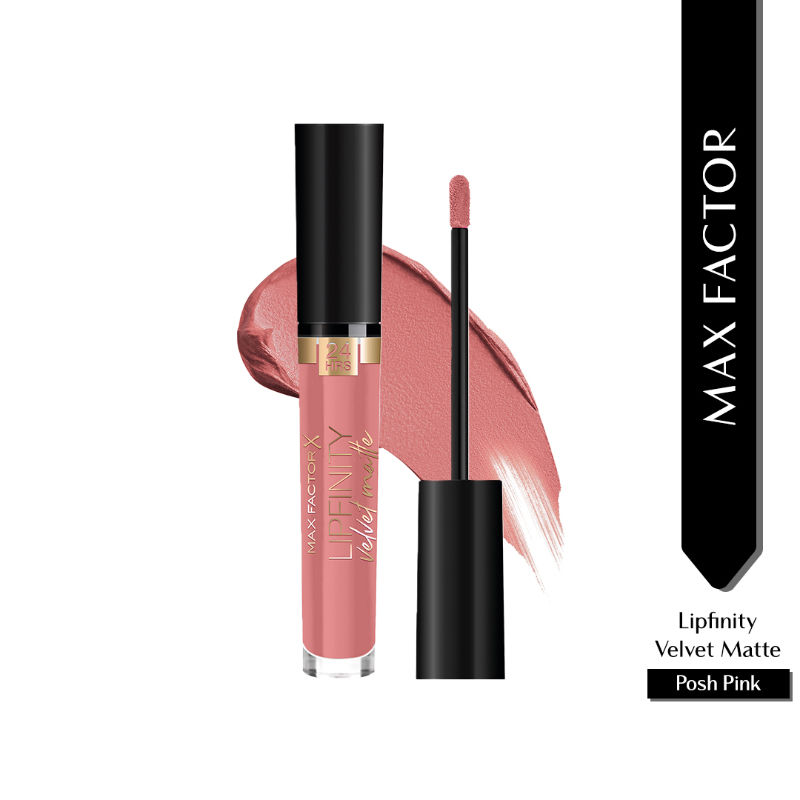 max factor lipfinity velvet matte posh pink