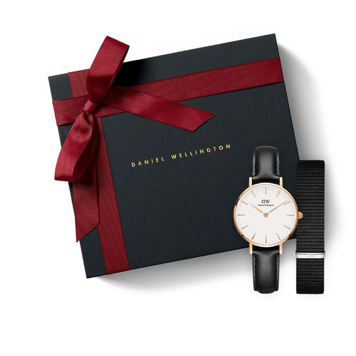 Daniel Wellington Petite Reading Classic Cornwall Strap Watch Gift Set