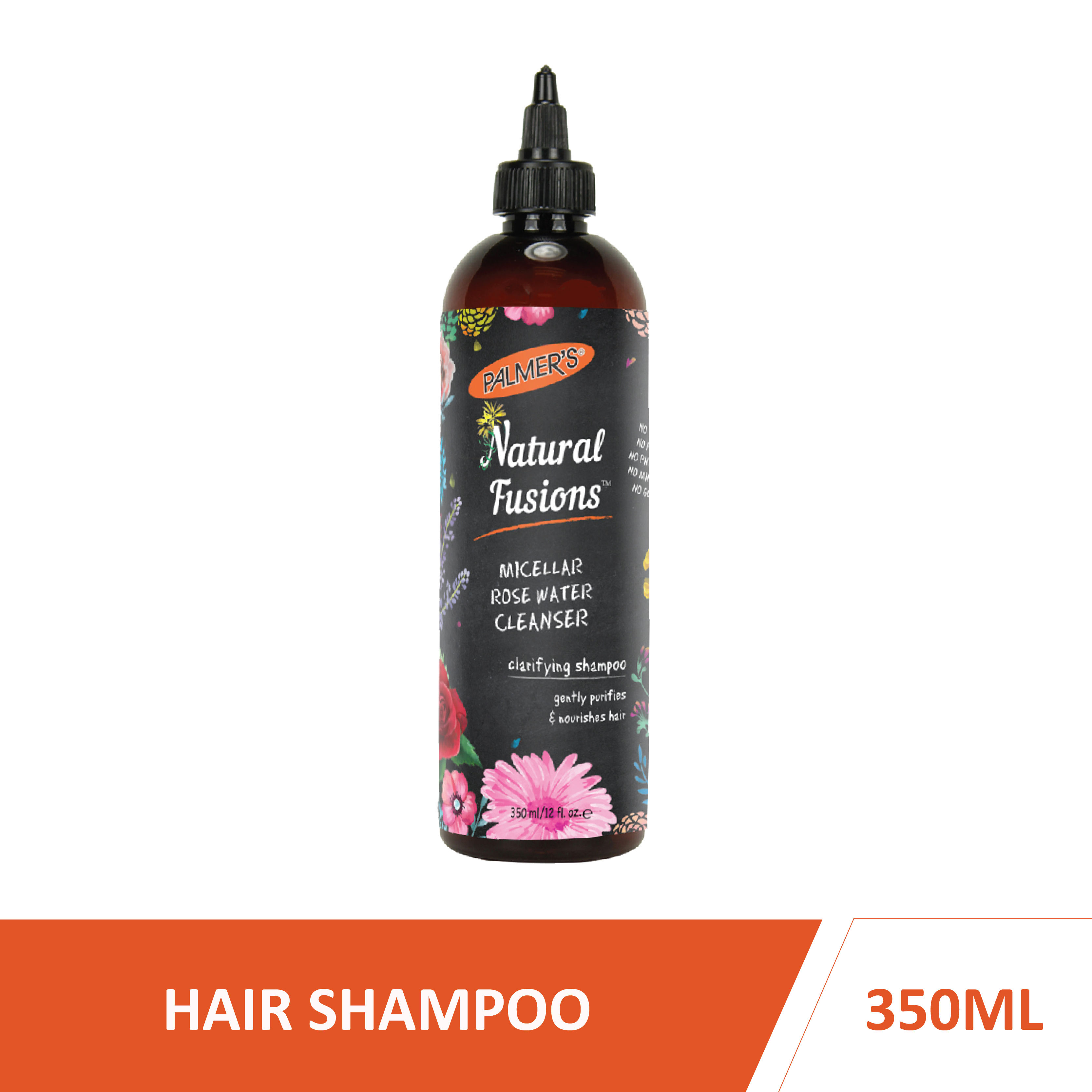 Palmers Natural Fusions Rose Water Hair Cleanser Shampoo
