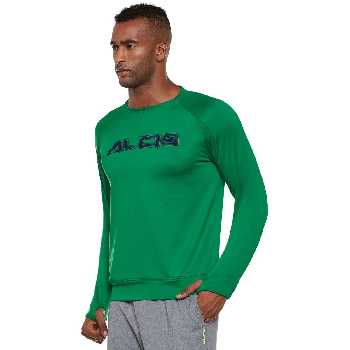 Buy Alcis Men Green Sweatshirt Online