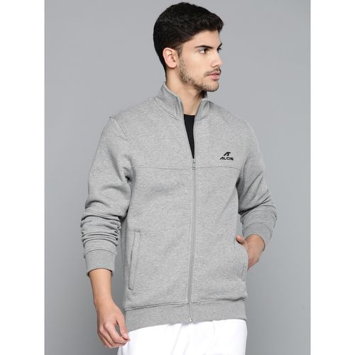 Alcis Men Grey Running Sports Jacket