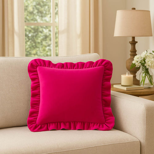 Throw Pillows Pink Lounge Cushions Padma Floral Ethnic 100% Cotton