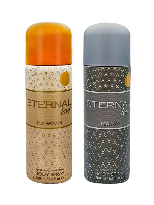 Buy ETERNAL Love Set Of 2 Women Eau De Parfum Spray & Men Perfumed Body  Spray - Perfume for Unisex 16875608