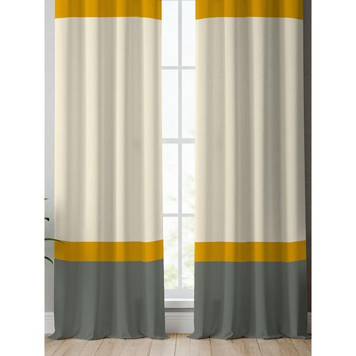 Buy Urban Space White Cotton Curtains Online