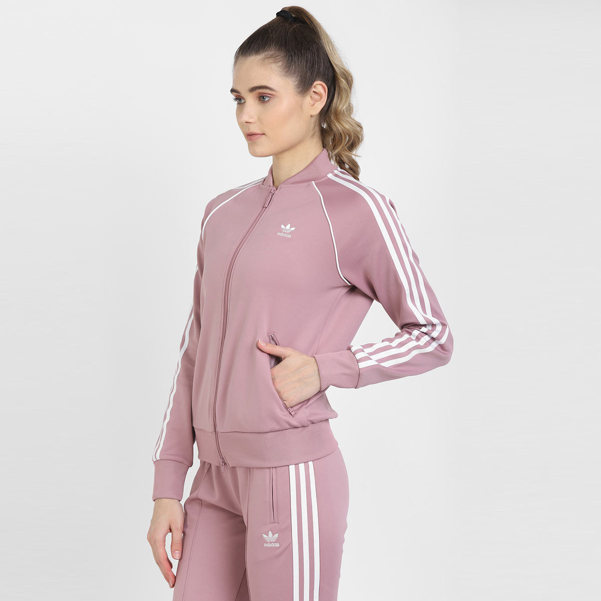 adidas Originals Sst Tracktop Pb Purple Casual Track Top: Buy