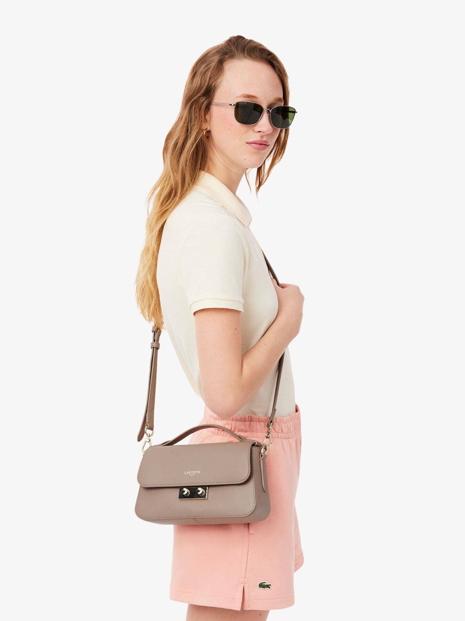 Lacoste Beige Champs-elysees Shoulder Bag