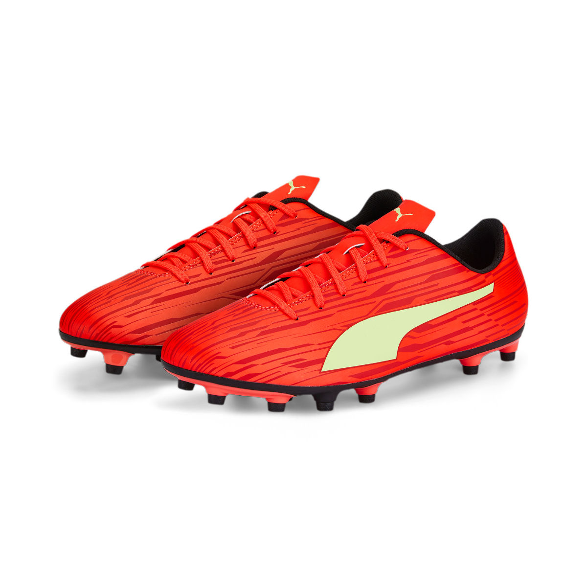 Puma Rapido III FG/AG Mens Red Football Shoes