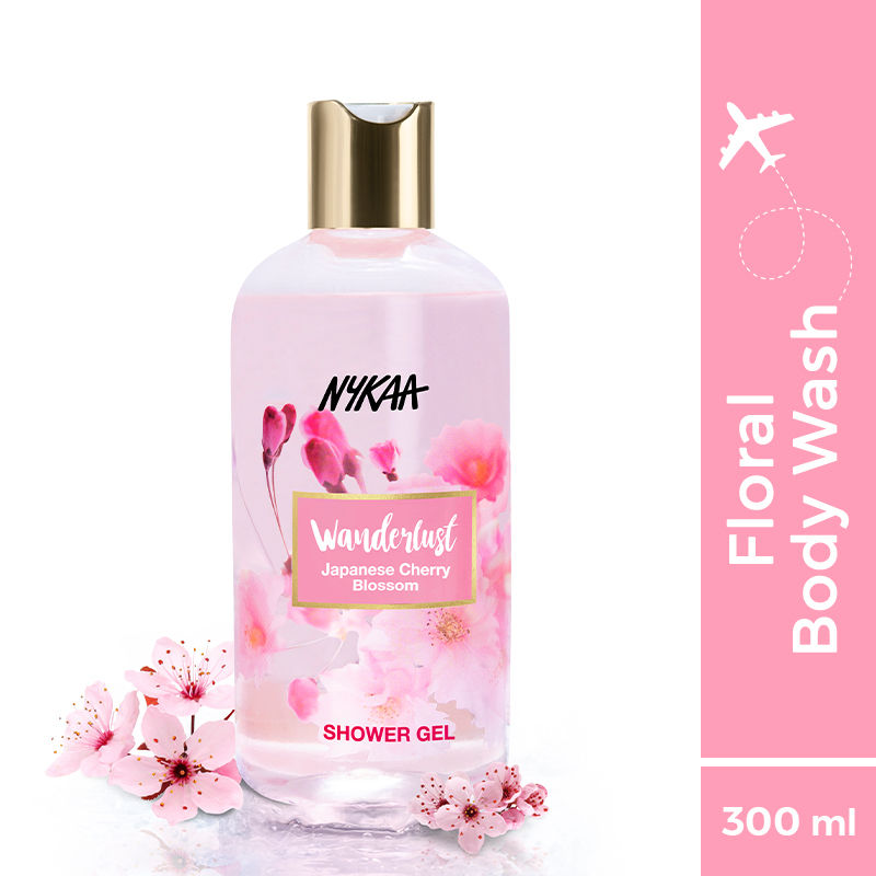 Nykaa Wanderlust Japanese Cherry Blossom Shower Gel