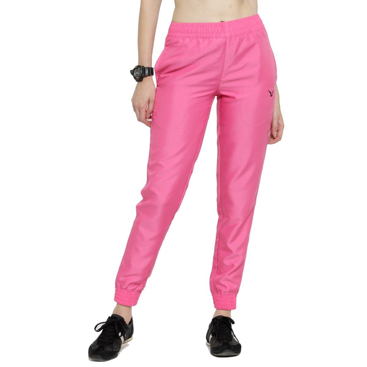 nike pink satin pants