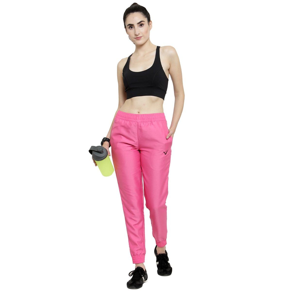 Pastel pink jogger shorts ;;; one size fit most