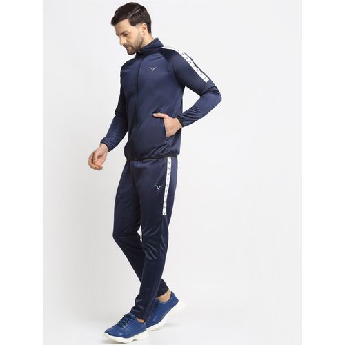 Nike Tape Poly Tracksuit Junior Nike Poly Tracksuit Navy Junior