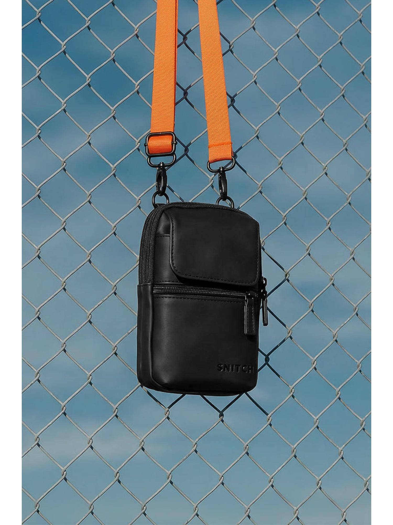 Snitch Black Sidekick Crossbody Pouch