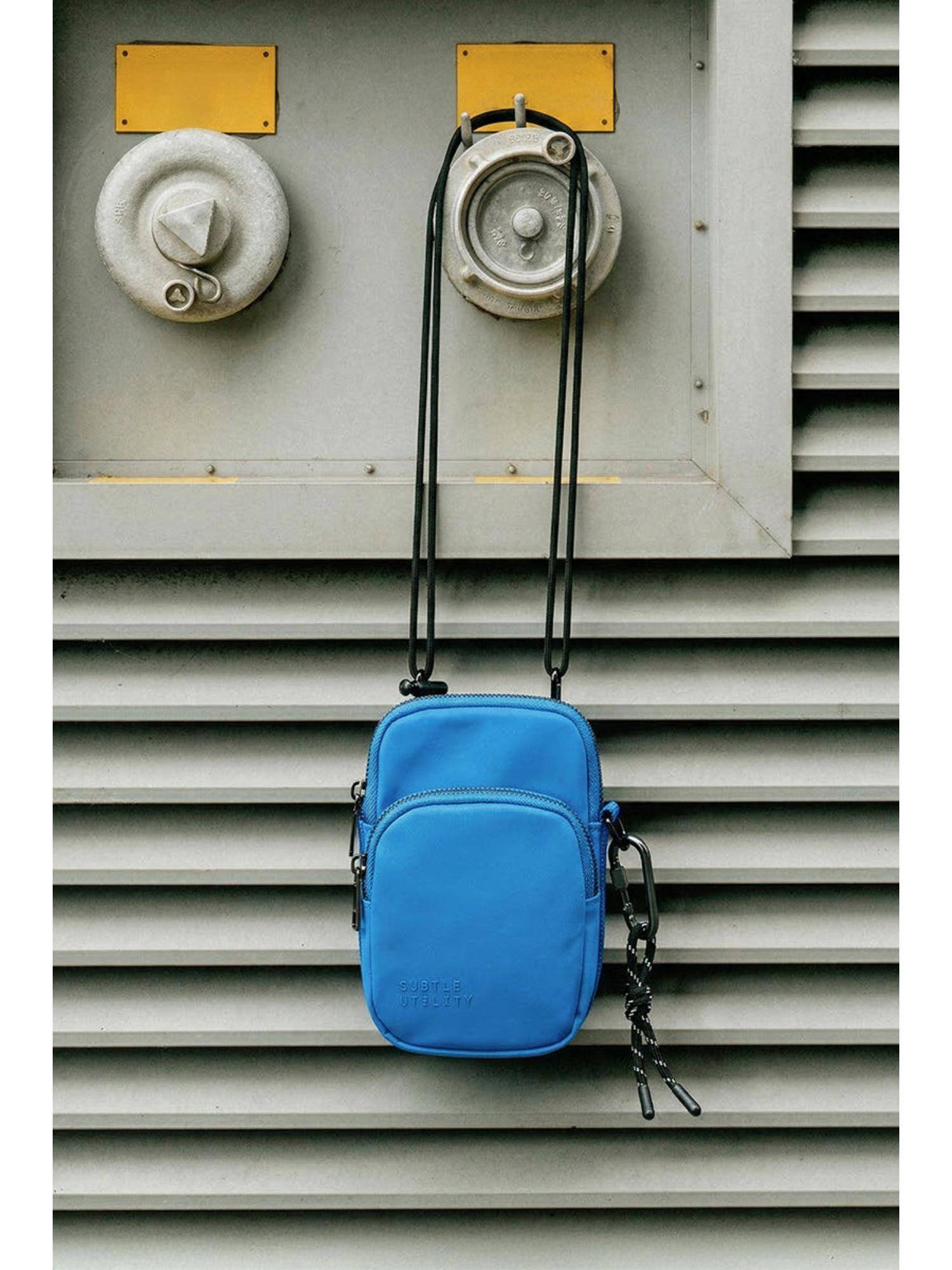 Snitch Blue Mini Explorer Crossbody Bag