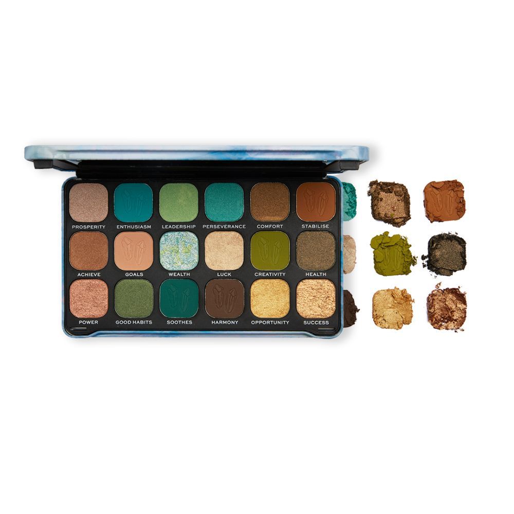 Buy Makeup Revolution Crystal Aura Forever Flawless Shadow Palette  Aventurine Online