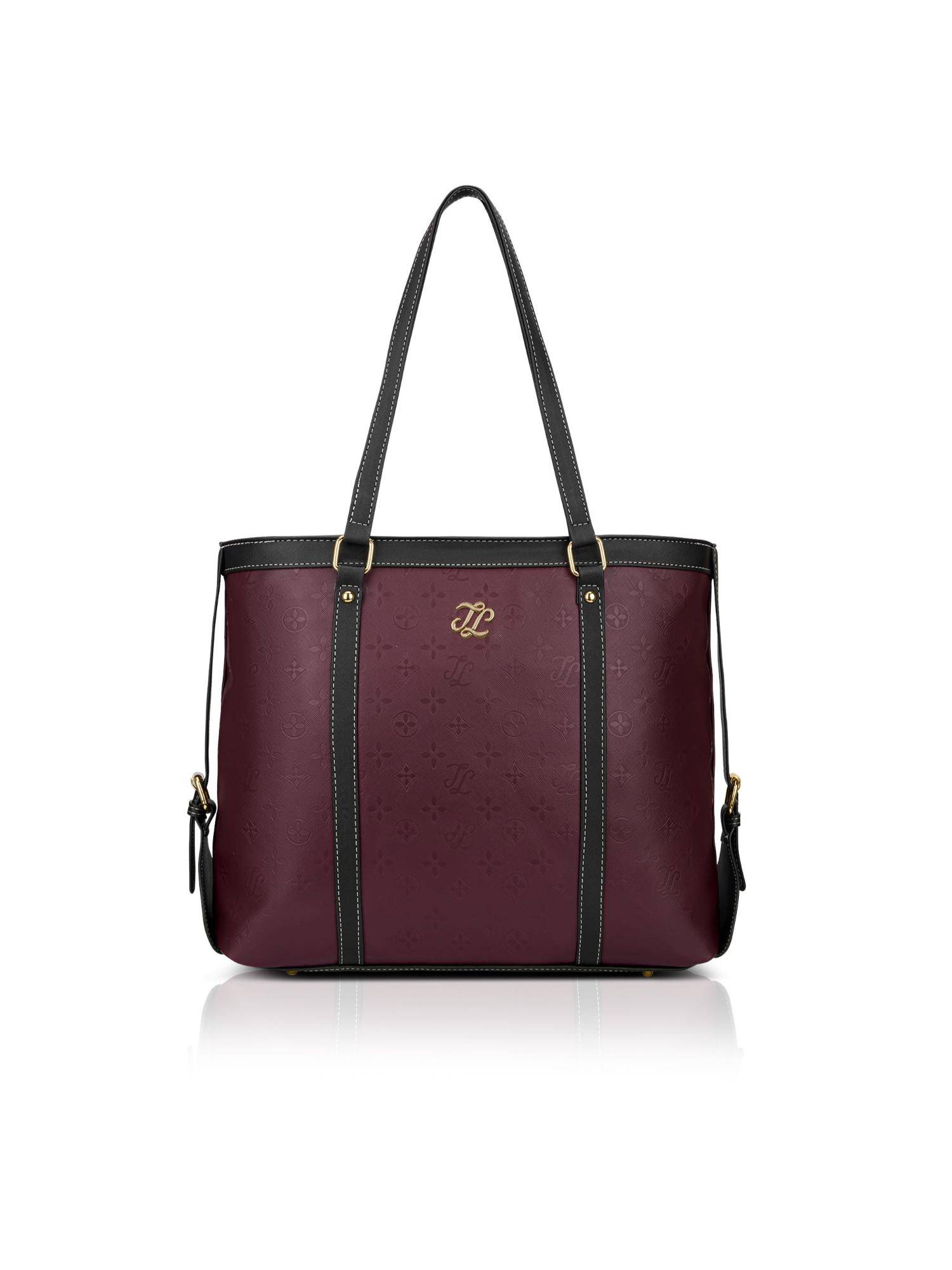 Lavie Signature Women's Ls Sandiego 15 Inch Laptop Tote Handbag (Maroon)