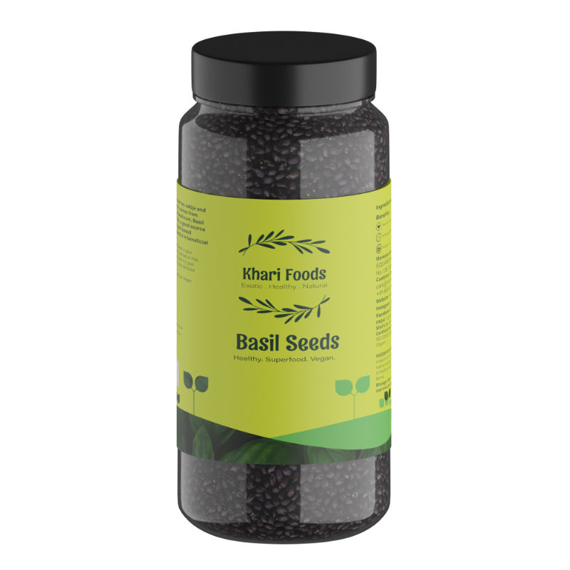 Buy Khari Foods Healthy Raw Basil Seeds Online