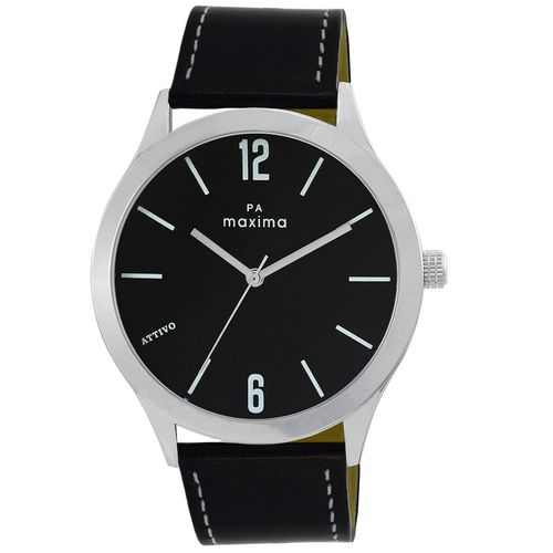 PA Maxima Attivo Analog Watch for Men in Black Dial Color